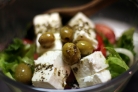 Салат греческий с оливками