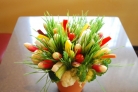 Салат Корзинка с цветами