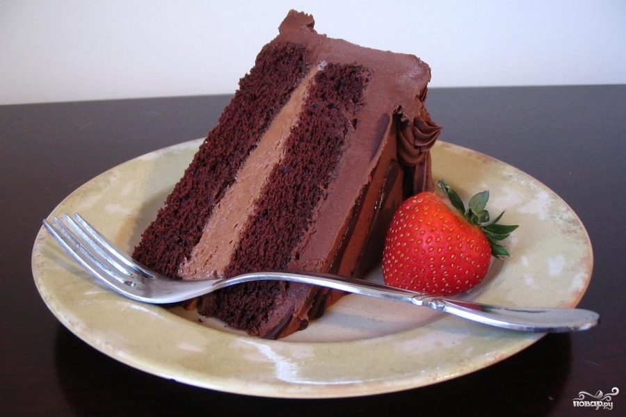 Рецепт Шоколадный торт с муссом II