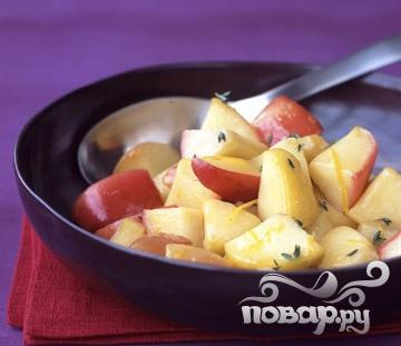Рецепт Жареные яблоки с тимьяном